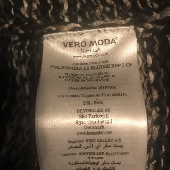 NEW ! Vero Moda - One Fashion multi-coloured Sweater - Size Medium - Picture 6 of 7